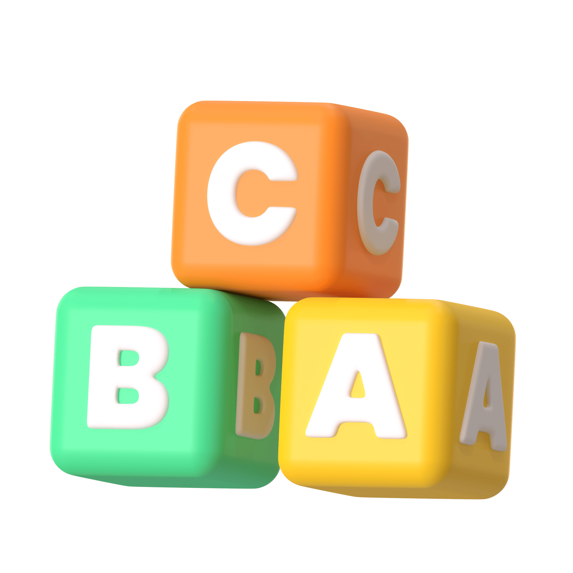 ABC blocks illustration